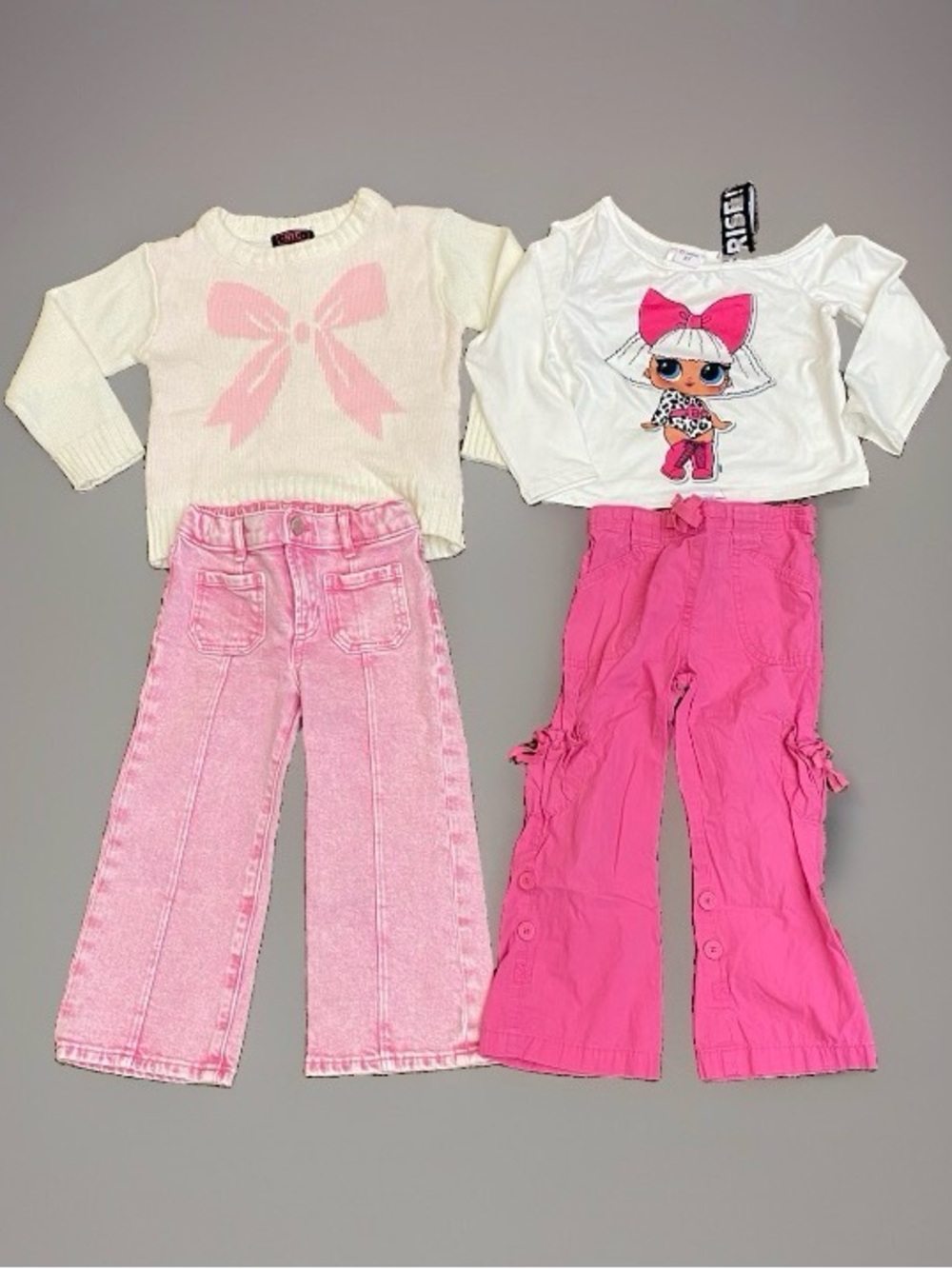 Toddler Girl 3T Retro Y2K Streetwear Bundle - 4 Pc (Gap, L.O.L. Surprise, NYC)